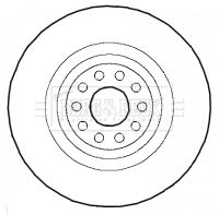 BORG & BECK Тормозной диск BBD4416